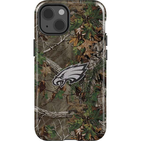 NFL Philadelphia Eagles Realtree Xtra Green Camo iPhone 15 Impact Case