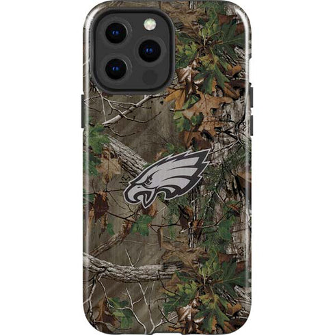 NFL Philadelphia Eagles Realtree Xtra Green Camo iPhone 15 Pro Max Impact Case