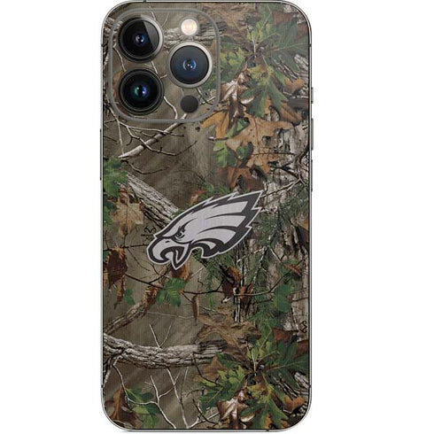NFL Philadelphia Eagles Realtree Xtra Green Camo iPhone 14 Pro Skin