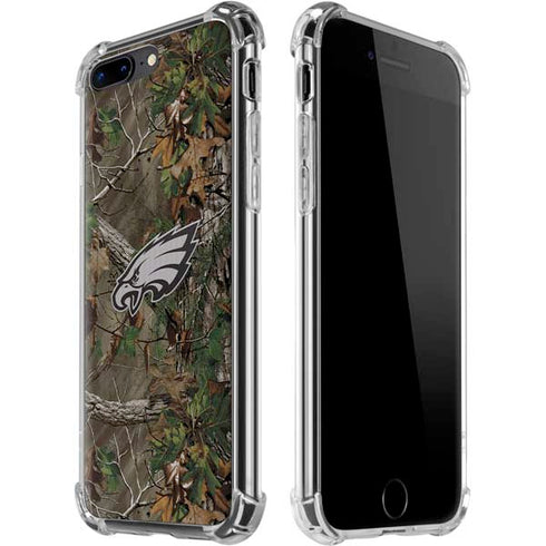 NFL Philadelphia Eagles Realtree Xtra Green Camo iPhone 7/8 Plus Clear Case