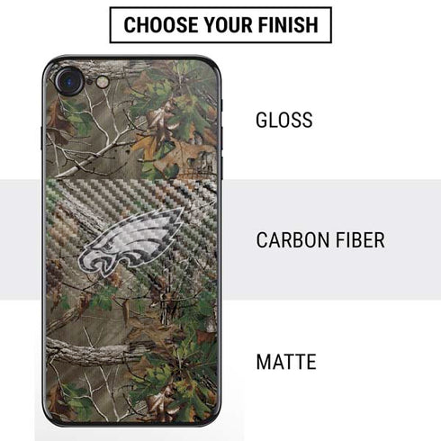 NFL Philadelphia Eagles Realtree Xtra Green Camo iPhone SE (2nd & 3rd Gen) Skin