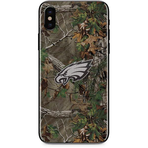 NFL Philadelphia Eagles Realtree Xtra Green Camo iPhone X Skin