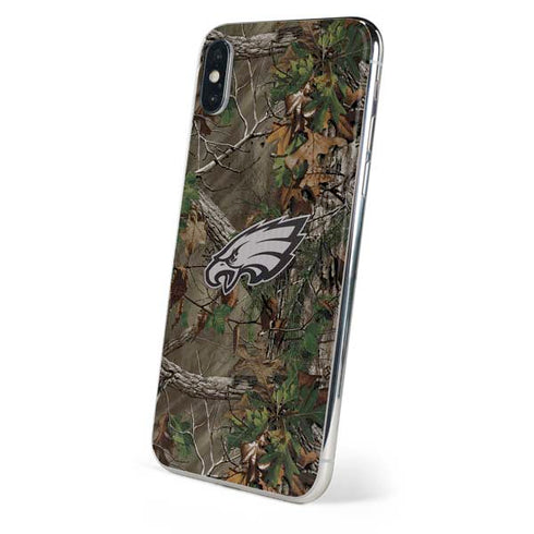 NFL Philadelphia Eagles Realtree Xtra Green Camo iPhone X Skin