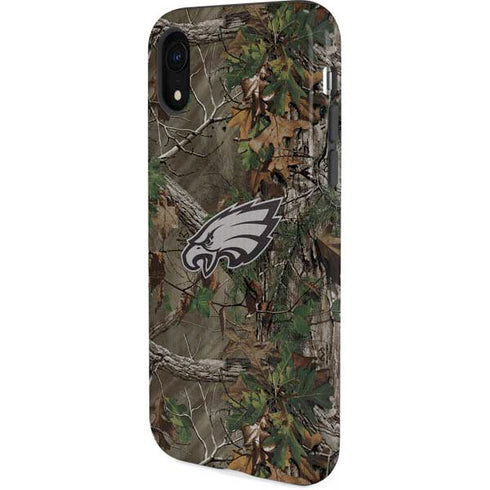 NFL Philadelphia Eagles Realtree Xtra Green Camo iPhone XR Pro Case