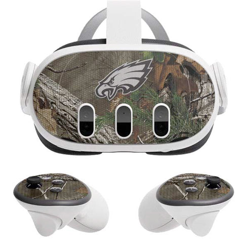 NFL Philadelphia Eagles Realtree Xtra Green Camo Meta Quest 3 Skin