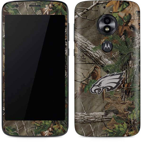 NFL Philadelphia Eagles Realtree Xtra Green Camo Moto E5 Play Skin