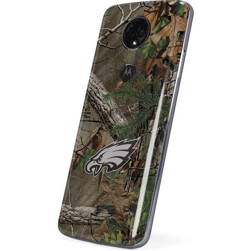 NFL Philadelphia Eagles Realtree Xtra Green Camo Moto E5 Plus Skin