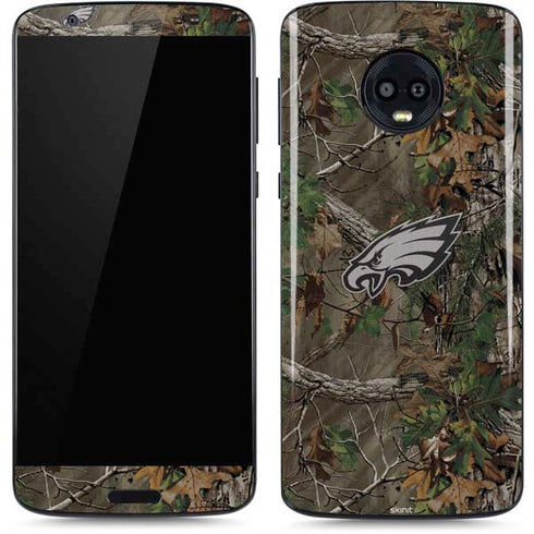 NFL Philadelphia Eagles Realtree Xtra Green Camo Moto G6 Skin