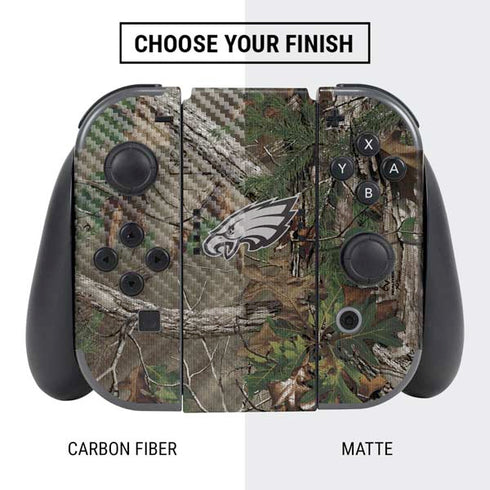 NFL Philadelphia Eagles Realtree Xtra Green Camo Nintendo Switch Bundle Skin