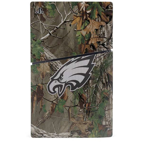 NFL Philadelphia Eagles Realtree Xtra Green Camo PS5 Slim Digital Edition Bundle Skin