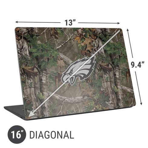 NFL Philadelphia Eagles Realtree Xtra Green Camo Universal Laptop 16in (13 x 9.4in) Skin