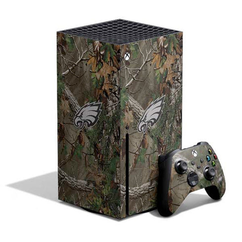 NFL Philadelphia Eagles Realtree Xtra Green Camo Xbox Series X Bundle Skin