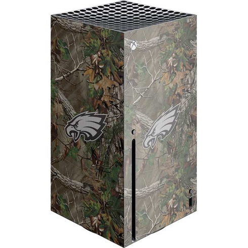 NFL Philadelphia Eagles Realtree Xtra Green Camo Xbox Series X Console Skin