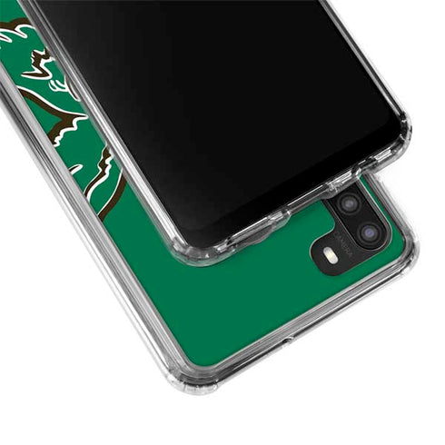 NFL Philadelphia Eagles Retro Logo Galaxy A21 Clear Case