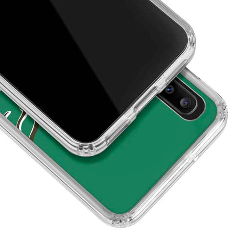 NFL Philadelphia Eagles Retro Logo Galaxy A30 Clear Case