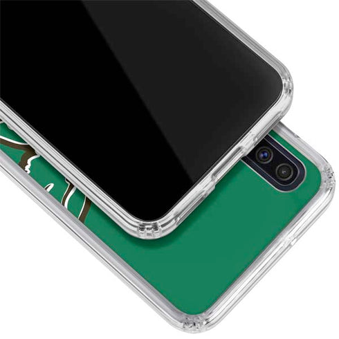 NFL Philadelphia Eagles Retro Logo Galaxy A50 Clear Case