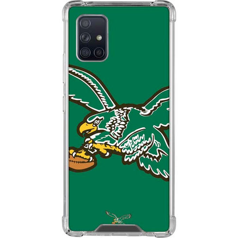 NFL Philadelphia Eagles Retro Logo Galaxy A71 5G Clear Case