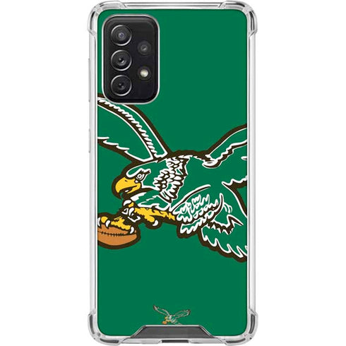 NFL Philadelphia Eagles Retro Logo Galaxy A72 5G Clear Case