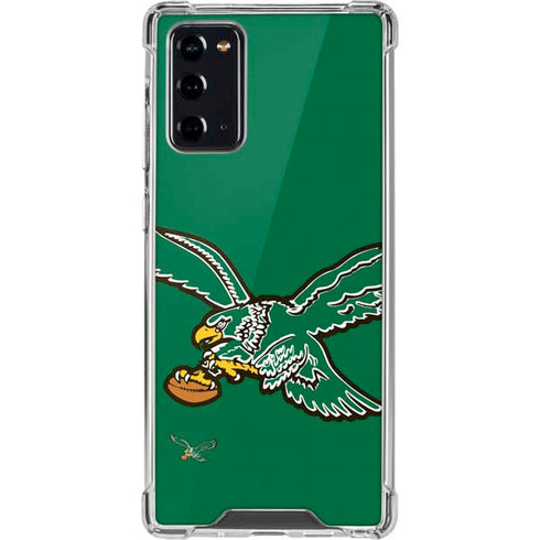 NFL Philadelphia Eagles Retro Logo Galaxy Note20 5G Clear Case