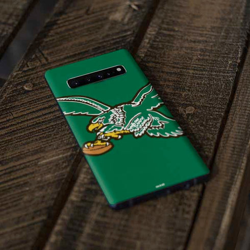 NFL Philadelphia Eagles Retro Logo Galaxy S10 Skin
