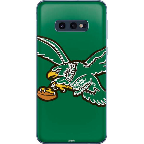 NFL Philadelphia Eagles Retro Logo Galaxy S10e Skin