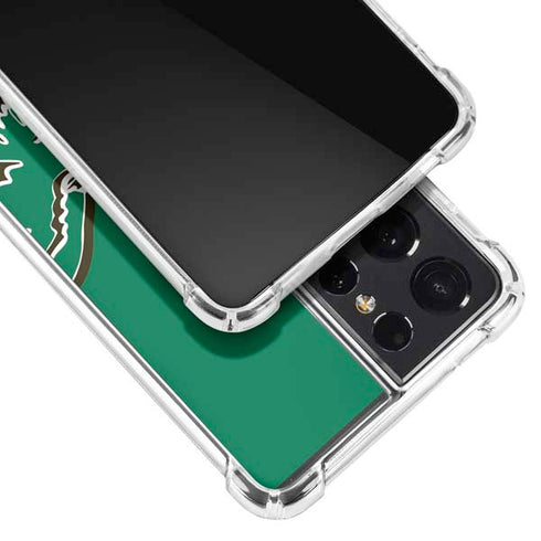 NFL Philadelphia Eagles Retro Logo Galaxy S21 Ultra 5G Clear Case