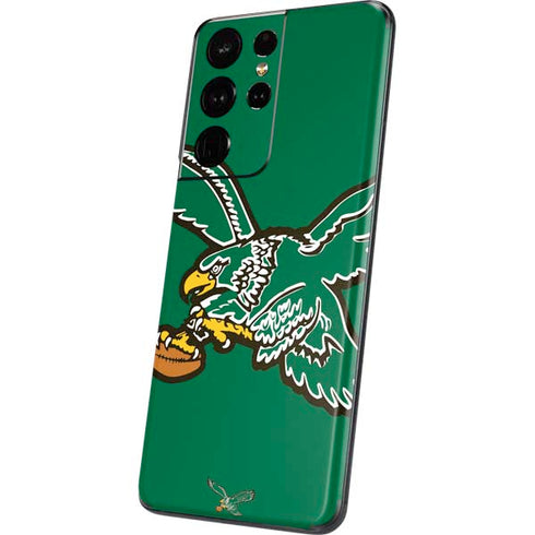 NFL Philadelphia Eagles Retro Logo Galaxy S21 Ultra 5G Skin