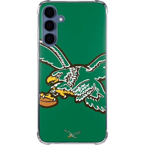 NFL Philadelphia Eagles Retro Logo Galaxy S24 Clear Case