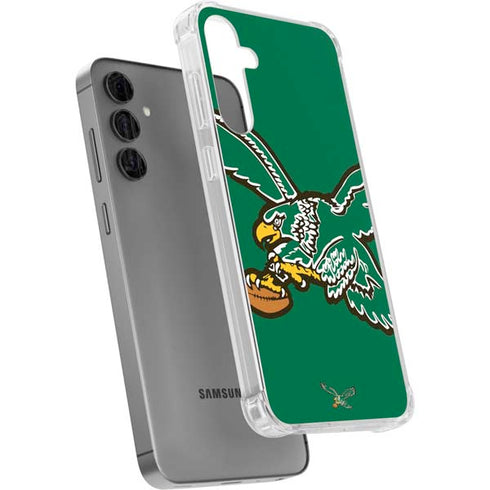 NFL Philadelphia Eagles Retro Logo Galaxy S24 Plus Clear Case