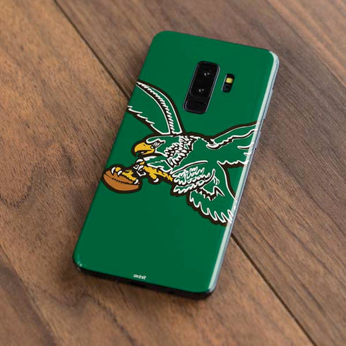 NFL Philadelphia Eagles Retro Logo Galaxy S9 Plus Skin