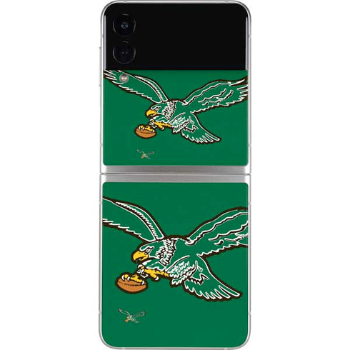 NFL Philadelphia Eagles Retro Logo Galaxy Z Flip3 5G Skin