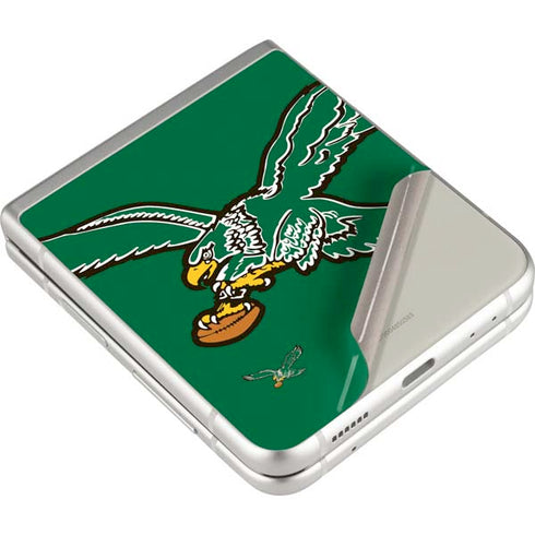 NFL Philadelphia Eagles Retro Logo Galaxy Z Flip3 5G Skin