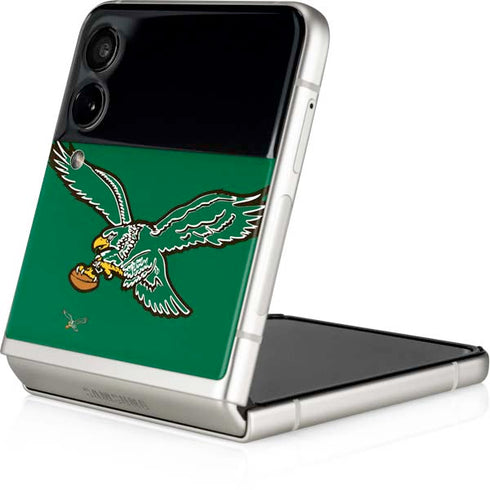 NFL Philadelphia Eagles Retro Logo Galaxy Z Flip4 5G Skin
