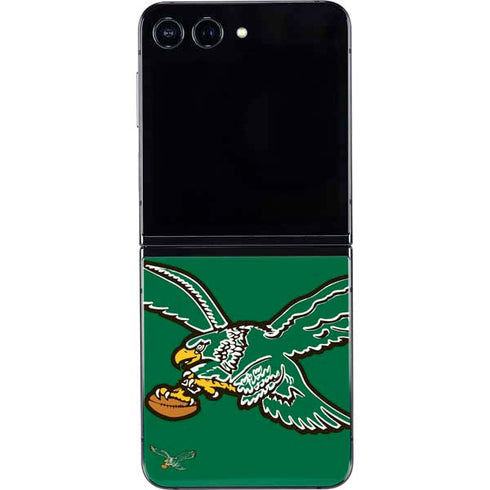 NFL Philadelphia Eagles Retro Logo Galaxy Z Flip5 5G Skin