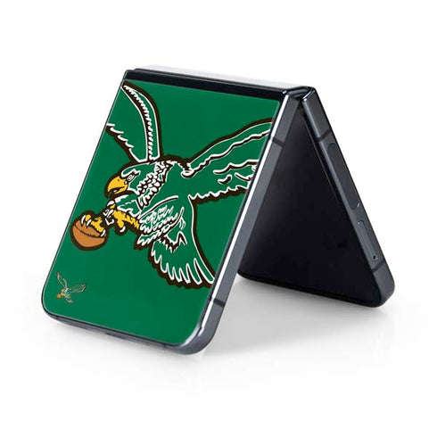 NFL Philadelphia Eagles Retro Logo Galaxy Z Flip5 5G Skin