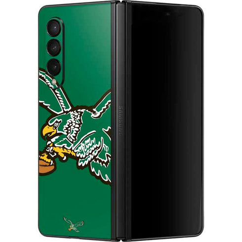 NFL Philadelphia Eagles Retro Logo Galaxy Z Fold3 5G Skin