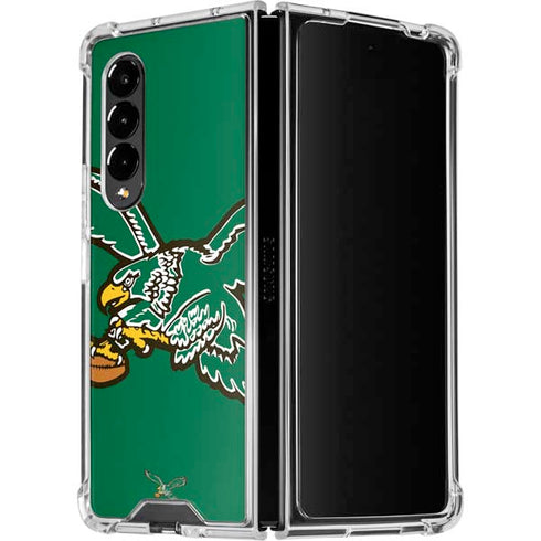 NFL Philadelphia Eagles Retro Logo Galaxy Z Fold4 5G Clear Case