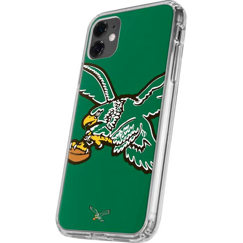 NFL Philadelphia Eagles Retro Logo iPhone 11 Clear Case