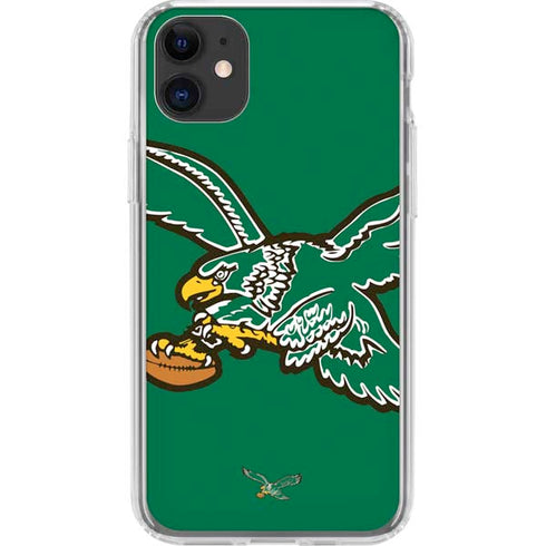 NFL Philadelphia Eagles Retro Logo iPhone 11 Clear Case