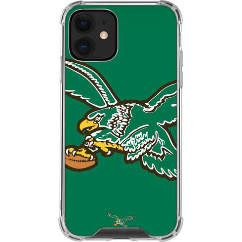 NFL Philadelphia Eagles Retro Logo iPhone 12 Mini Clear Case