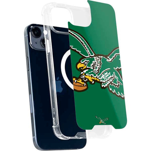 NFL Philadelphia Eagles Retro Logo iPhone 15 Plus MagSafe Case