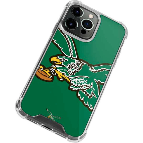 NFL Philadelphia Eagles Retro Logo iPhone 15 Pro Clear Case