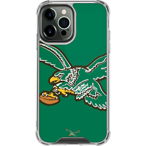 NFL Philadelphia Eagles Retro Logo iPhone 15 Pro Max Clear Case