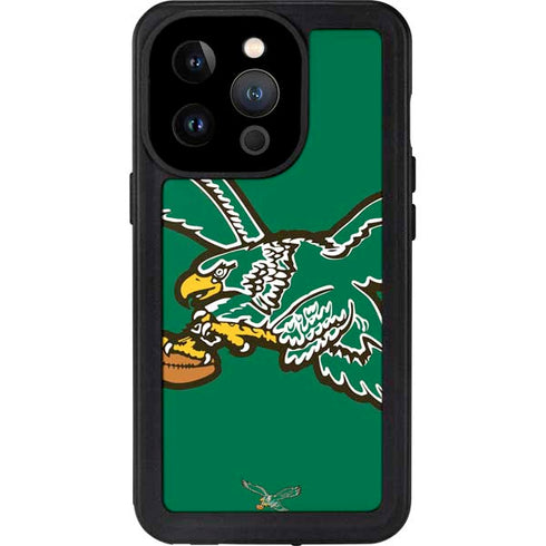 NFL Philadelphia Eagles Retro Logo iPhone 14 Pro Waterproof Case