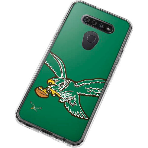 NFL Philadelphia Eagles Retro Logo LG K51/Q51 Clear Case