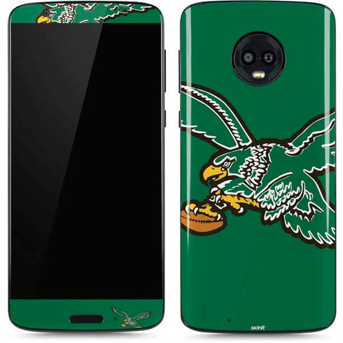 NFL Philadelphia Eagles Retro Logo Moto G6 Skin