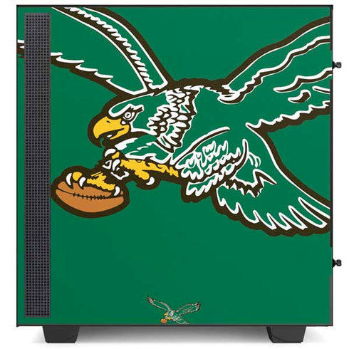 NFL Philadelphia Eagles Retro Logo NZXT H510 Compact ATX Mid-Tower Case Skin