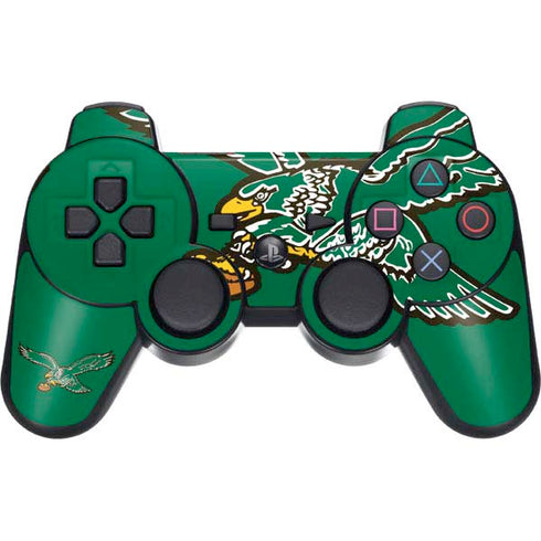 NFL Philadelphia Eagles Retro Logo PS3 Dual Shock wireless controller Skin
