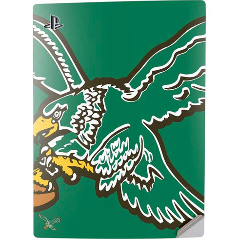 NFL Philadelphia Eagles Retro Logo PS5 Digital Edition Console Skin