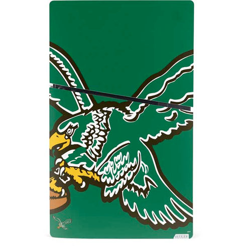 NFL Philadelphia Eagles Retro Logo PS5 Slim Digital Edition Console Skin